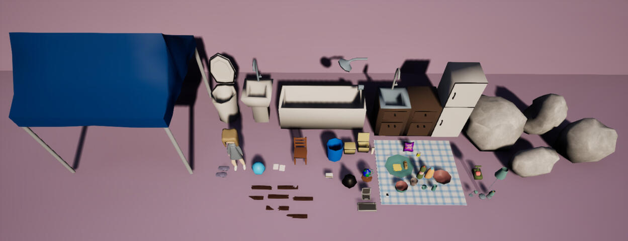 low poly Models